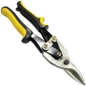 Ножницы по металлу 250 мм с обрезиненными двухкомпонентными ручками прямые SANTOOL 031201-002-250