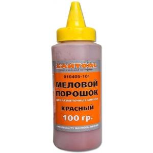 Меловой порошок 100 г для разметочных шнуров красный SANTOOL 010405-101